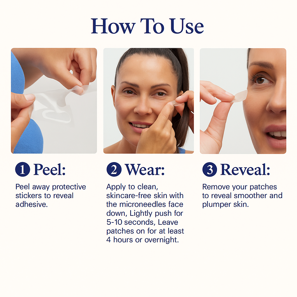 Nuvia™  Dissolving Micro needle Eye Patches