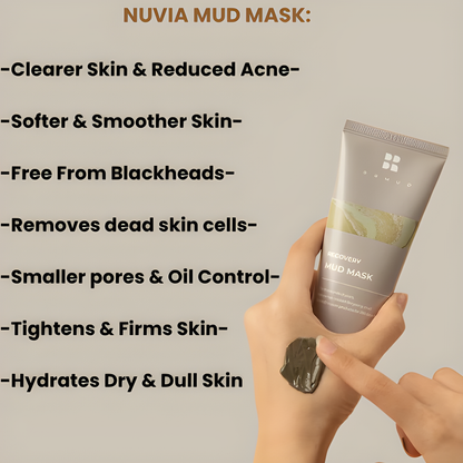 Nuvia™ – Mud Mask | (BUY 2, GET 1 FREE TODAY + Mystery Gift)